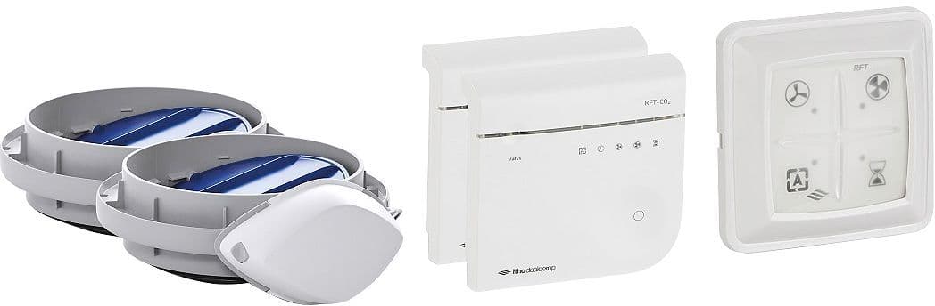 Ventilatie UNIT duo zone set apure Vent D250 Itho Daalderop