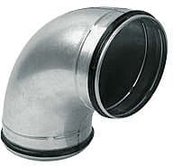 Spiral-d galva elleboog voor ventilatie 90° 180MM