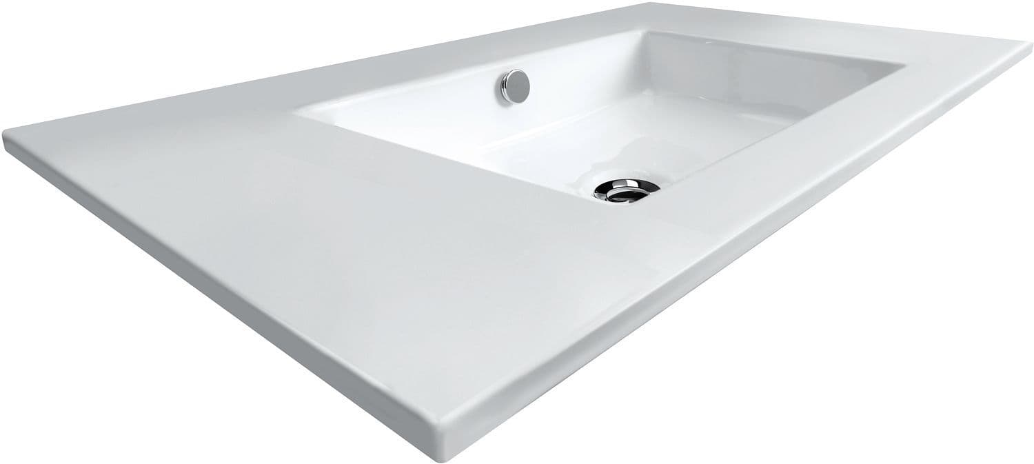 Lavabo combo/molto/puro 71X52CM porselein wit