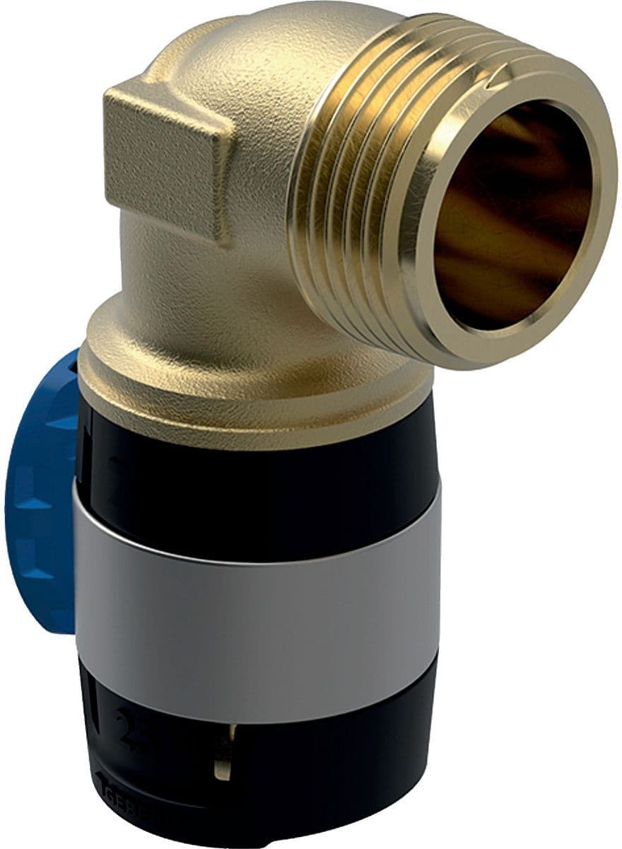 Elleboog 90° 20MM-1/2"M FlowFit Geberit