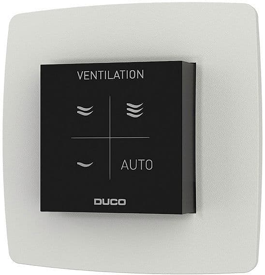 Bedieningsschakelaar rf/wired Duco zwart/wit