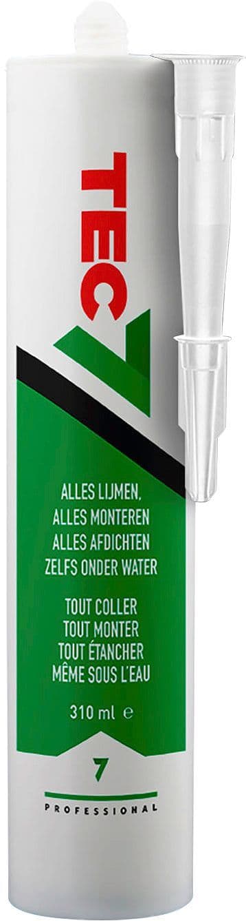 UNIVERSELE VERLIJMER TEC7 310ML ZWART