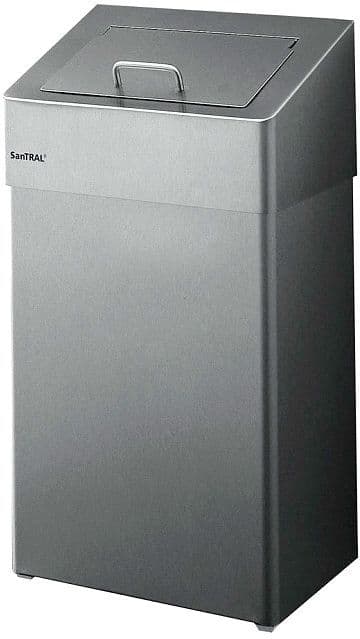 Hygiënecontainer santral c&c 18L Rvs geborsteld