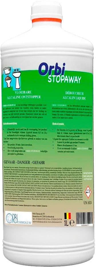 Alkalische ontstopper stopaway 1L