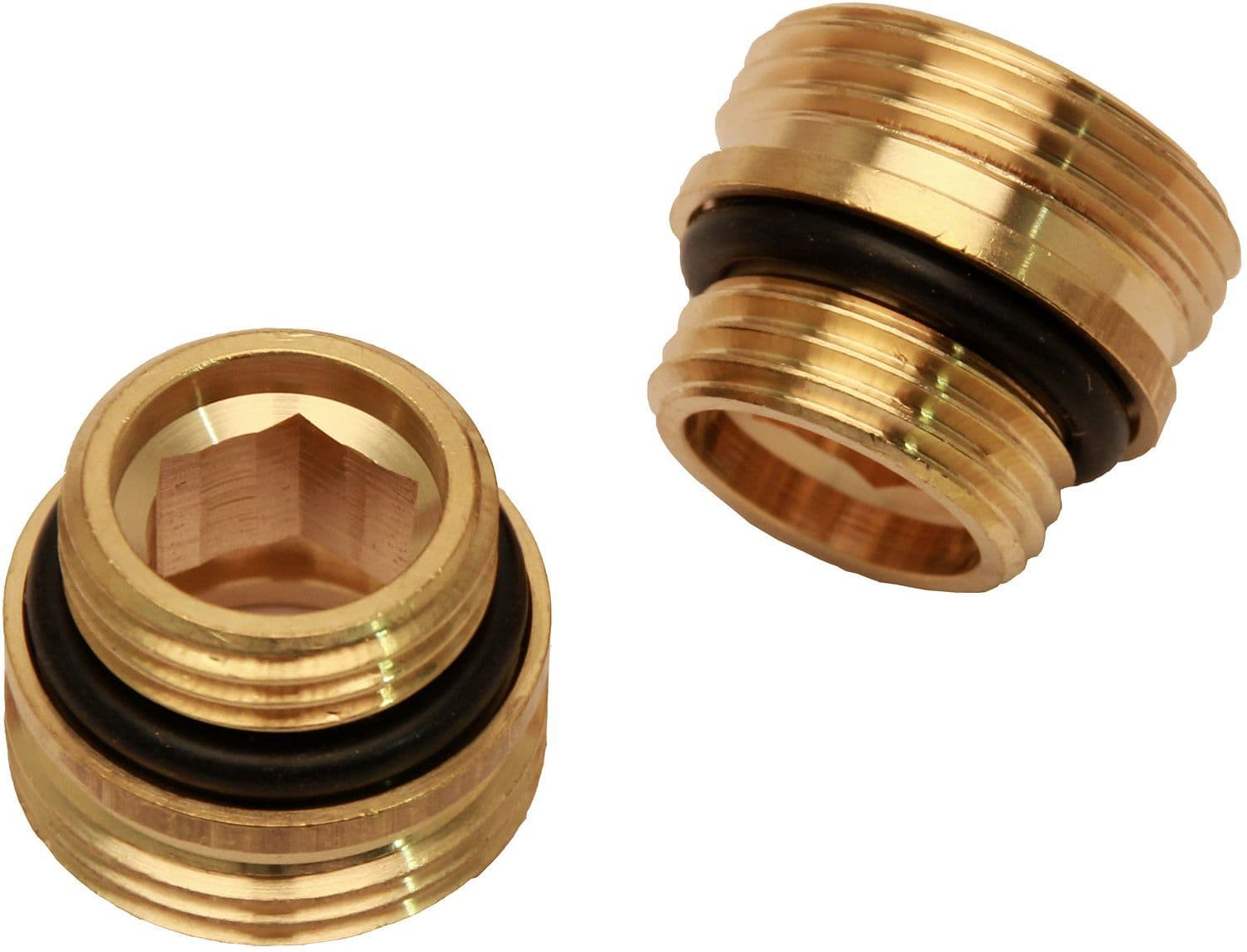Nippels (2ST.) voor CV kraanwerkset Honeywell 3/4"-1/2"