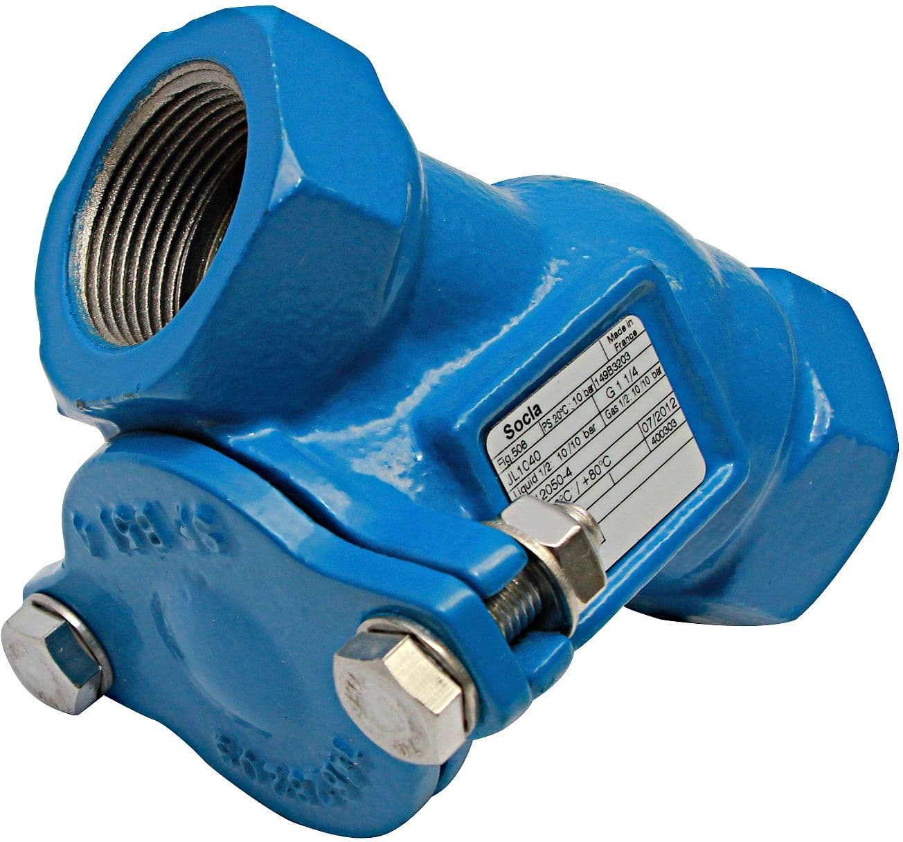 Balkeerklep 5/4" GY draadaansluiting