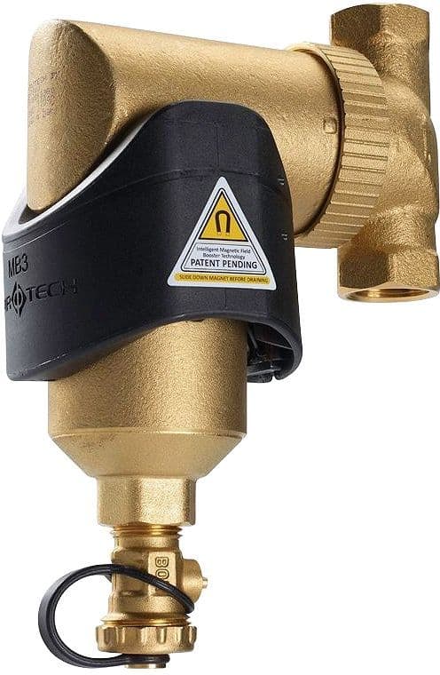 Vuilafscheider met externe magneet magnabooster 3 spirotrap 6/4"