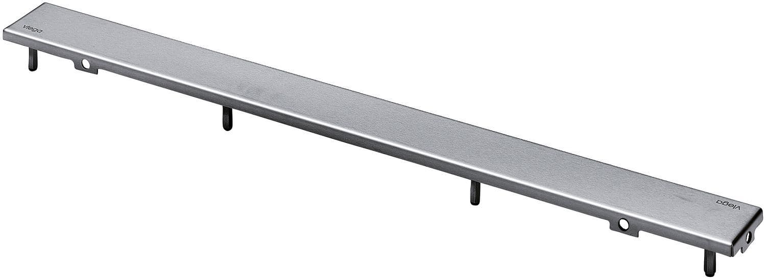 Rooster visign 100CM inox geborsteld Viega