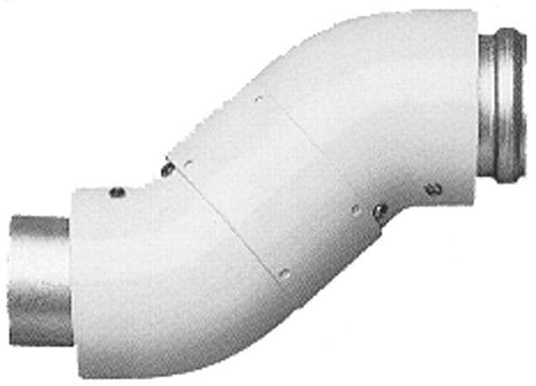 CONCENTRISCHE BOCHT 45°(2 ST) TURBOMAG 80/125MM ALU/ALU VAILLANT