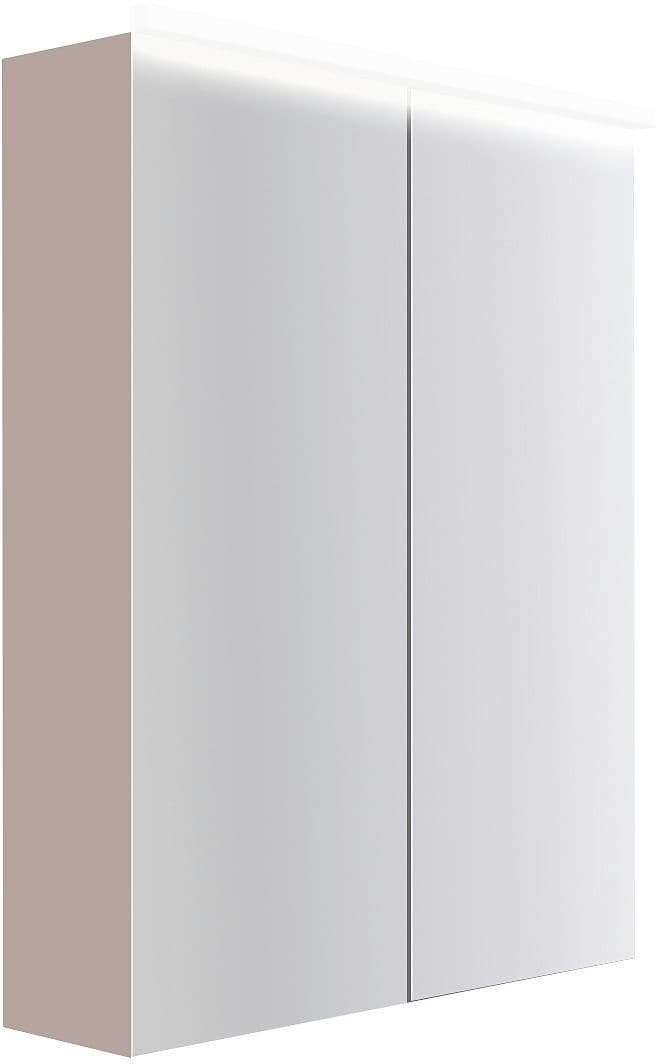 Spiegelkast COFFEE 2 deuren 600MM 4250K basaltgrijs mat