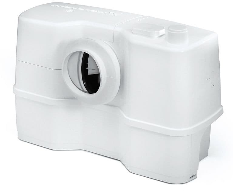 VERGRUIZER SOLOLIFT2 WC1 GRUNDFOS voor wc + extra aansluiting (urinoir of lavabo)