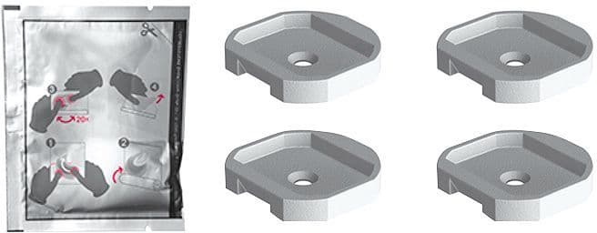 BEVESTIGINGSSET (4 STUKS) HOLD O(N) ZONDER BOREN