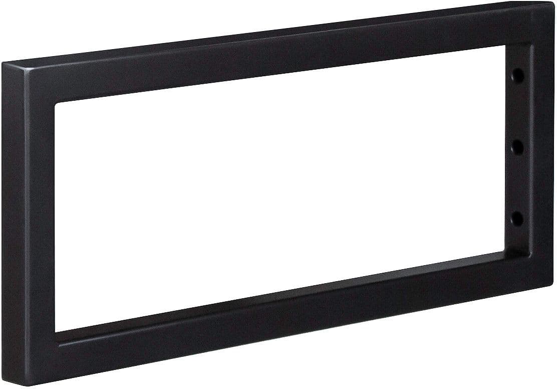 STEUNCONSOLE VOOR TABLET MOLTO MAT ZWART 20 X 48 CM + BEVESTIGINGSMATERIAAL