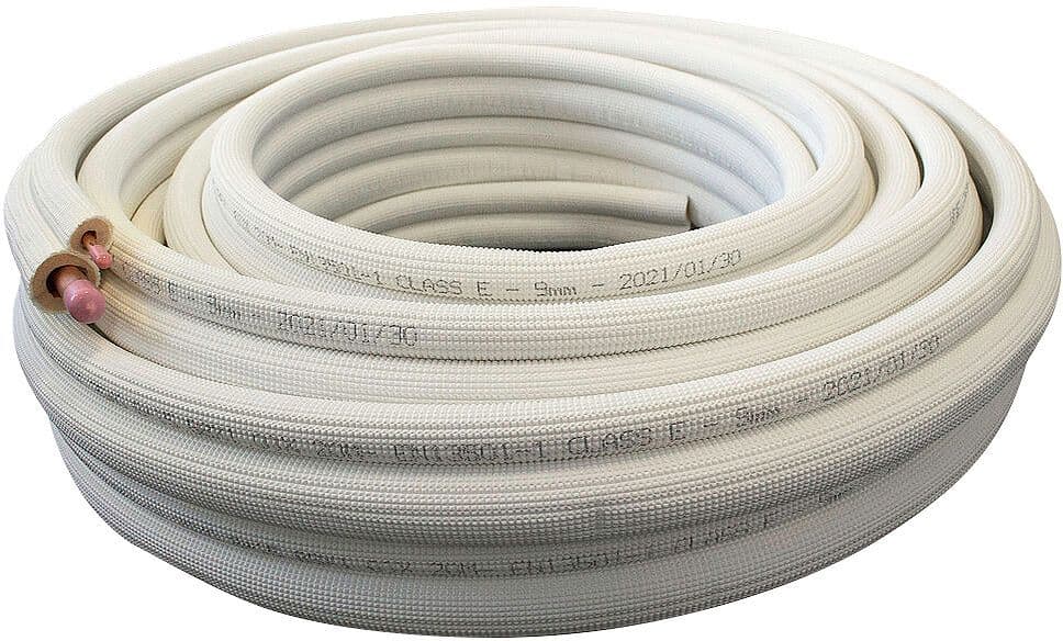 Duo RK geisoleerde koelleiding 1/4"-5/8" rol 20M