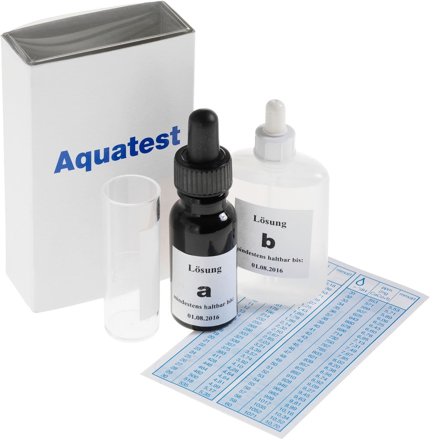 Waterhardheidscontrole aquatest BWT