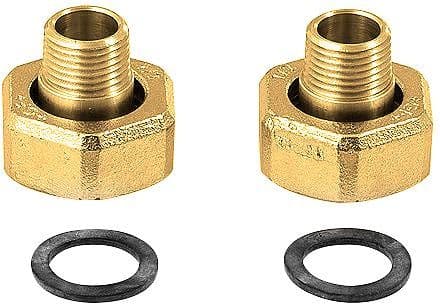Set pompkoppeling messing 4/4"F-1/2"M Wilo
