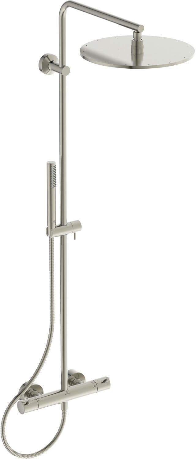 Douchezuil met thermostaat joy Ideal Standard diameter 300MM Rvs look 12LITER/MINUUT