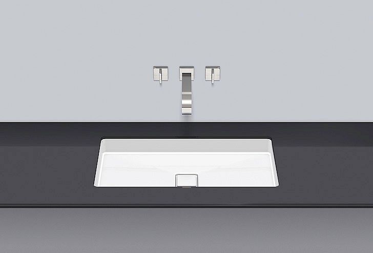 Vasque a Sous encastrer UB.RE700.4 632X330 sans trop-plein blanc