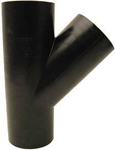 T Pe 45° Geberit 250-125MM