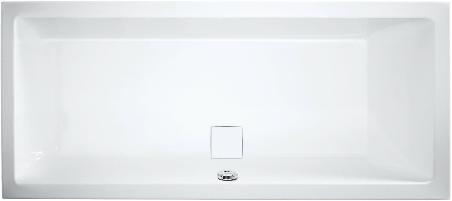 Bad duo arte +afwerkset 180-80CM wit